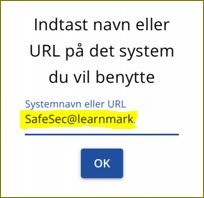 Systemnavn SafeSec@learnmark